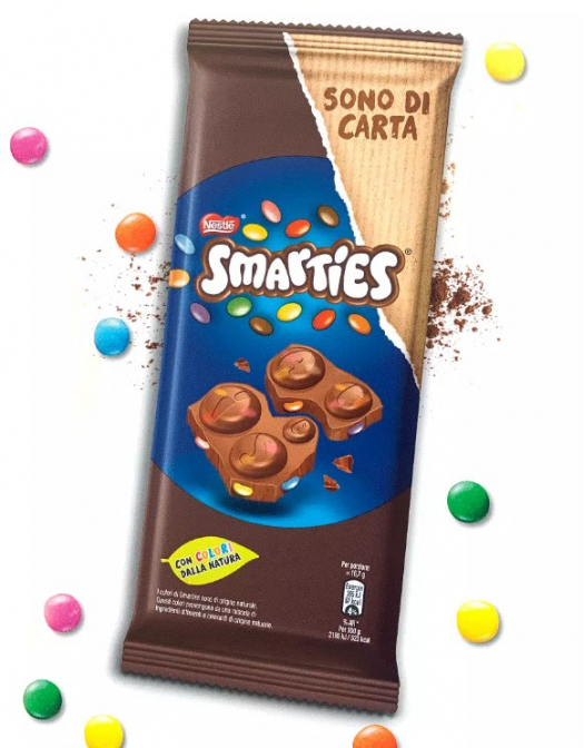 Smarties Tavoletta Di Cioccolato 90gr