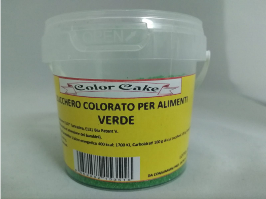 Cc Zucchero Colorato Verde - 100gr