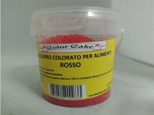 Cc Zucchero Colorato Rosso - 100gr