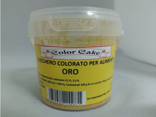 Cc Zucchero Colorato Oro - 80gr