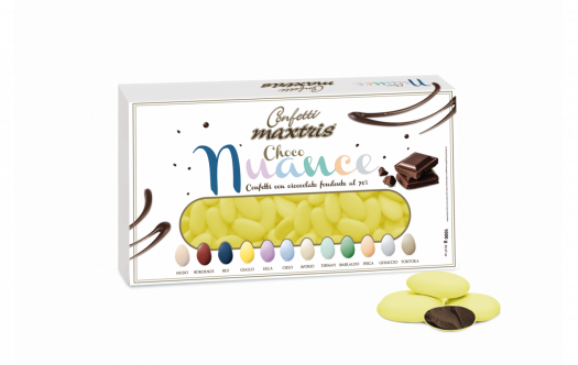 Maxtris Confetti Cioccolato Giallo Chiaro - 1kg