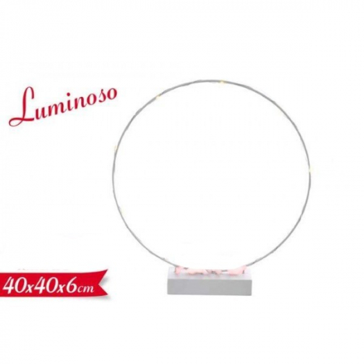 Cerchio Luminoso 40 Cm Bianco