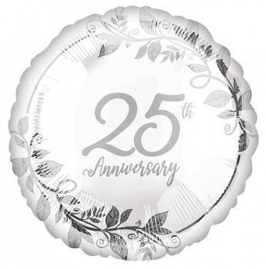 18" Foil 25 Anniversary