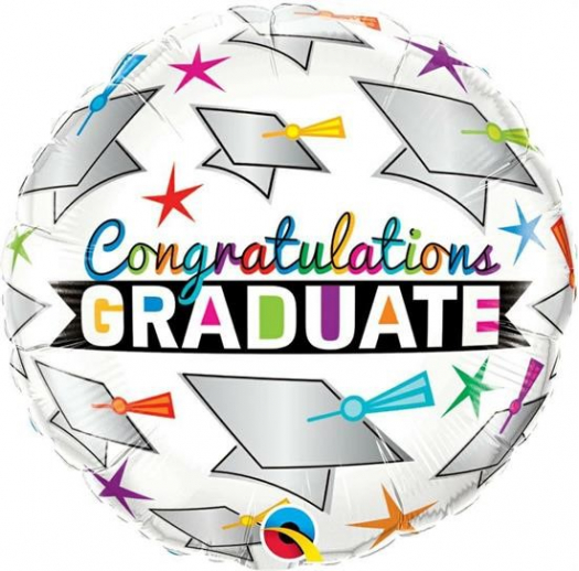 18" Foil Congratulations Graduate