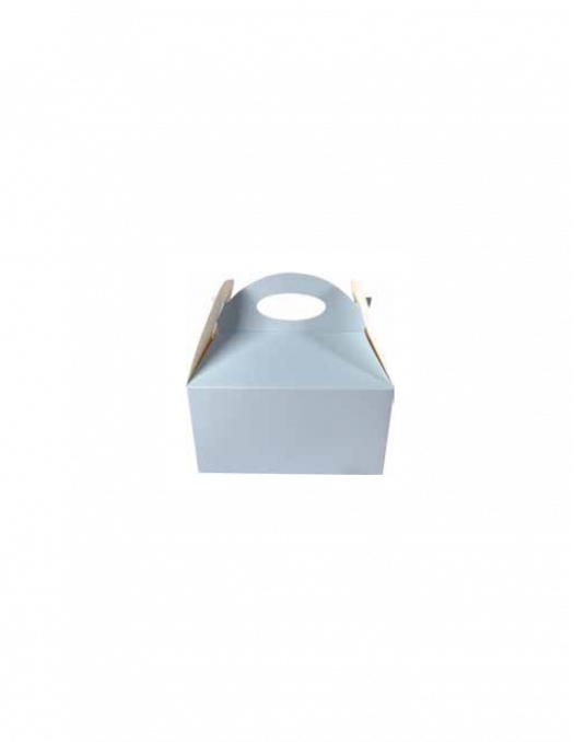 Box Regalo/dolciumi 16x16x10,5cm Celeste - 12 Pz