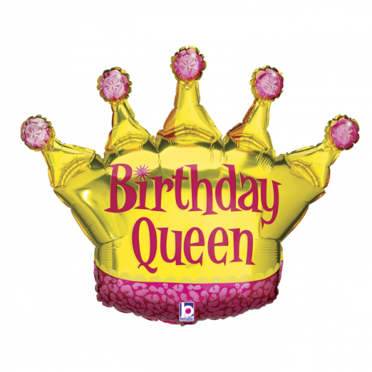 Supershape Corona Birthday Queen 91cm
