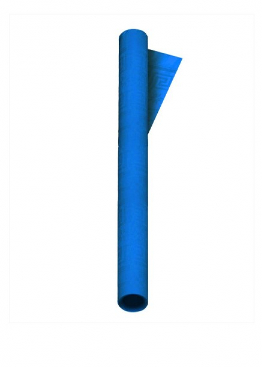 Tovaglia Rotolo Damascata Blu Royal - Mt 7x1,18