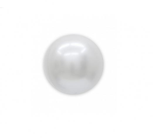 Bubble B-loon 24" Chrome Bianco Perla