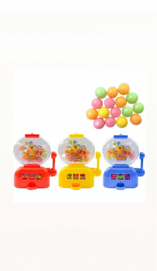 Candy Machine Slot Dispenser Bubble 30gr - 12pz