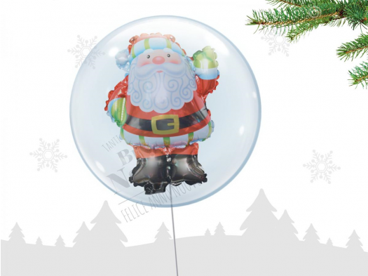 Bubble Pallone Nel Pallone Babbo Natale