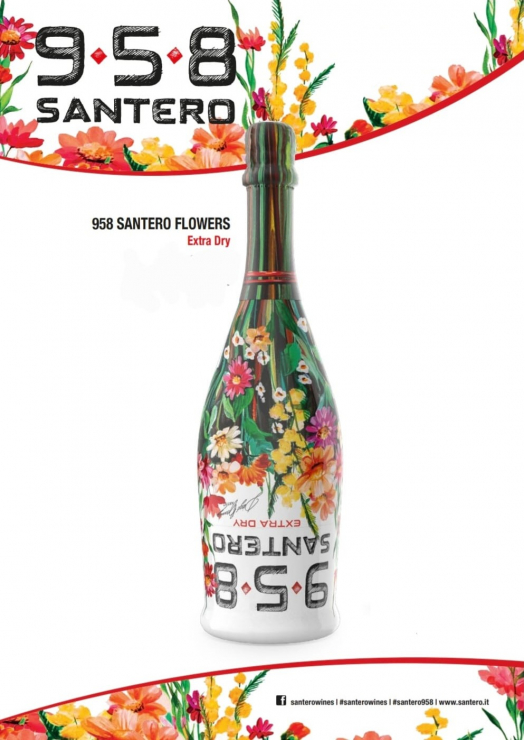 Santero Color Flowers Extra Dry 750ml