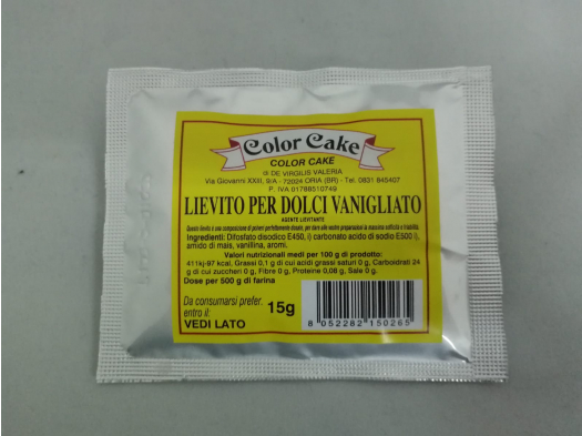 Cc Lievito Per Dolci Vanigliato - Gr. 15