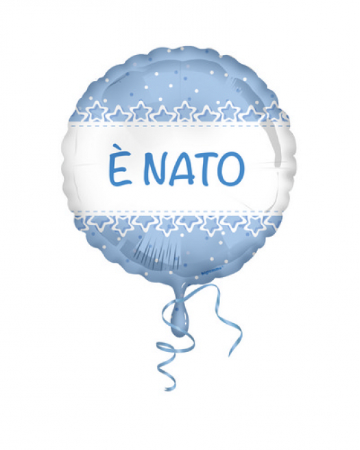 18" Foil E' Nato Celeste