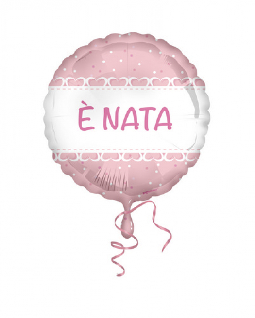 18" Foil E' Nata Rosa