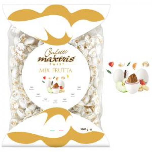 Maxtris Incartato Twist Frutta Mix Bianco - 1kg