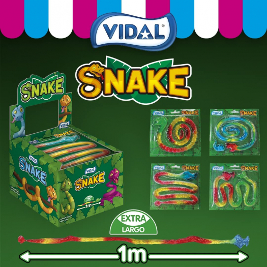 Vidal Snake Jelly - 1 Mt  - 11 Pz