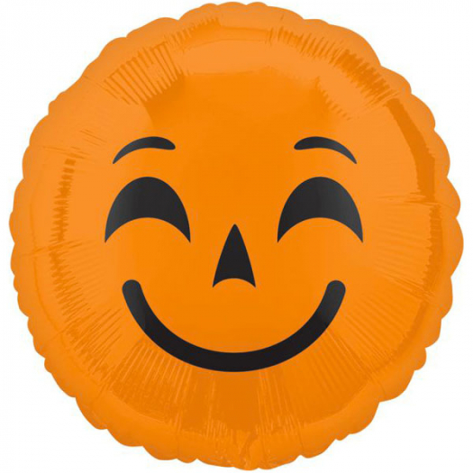 18" Foil Pumpkin Smile