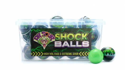 Shock Balls Extreme Sour Gr. 18 - 50 Pz