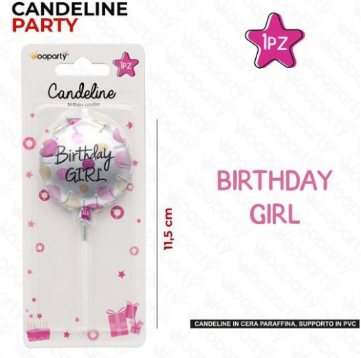 Candela Birthday Girl Palloncino