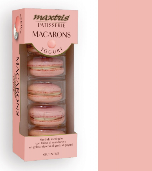 Maxtris Macarons Rosa Yougurt - 5pz