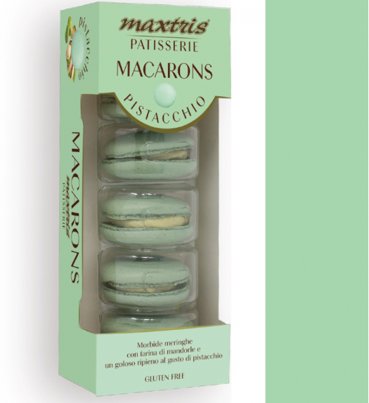 Maxtris Macarons Verde Pistacchio - 5pz