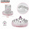 Corona Da Principessa Con Piume Rosa