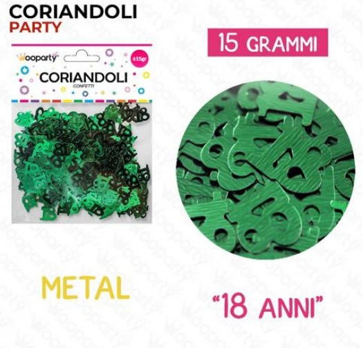 Coriandoli 18 Verde