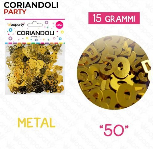 Coriandoli 50 Oro
