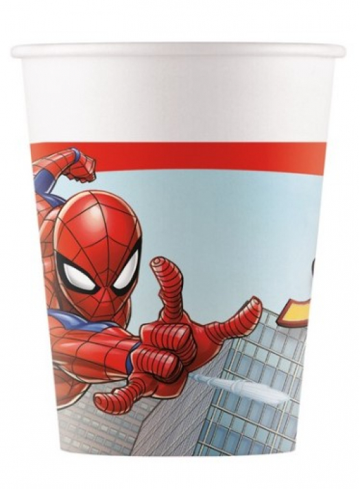Bicchiere In Carta Spiderman