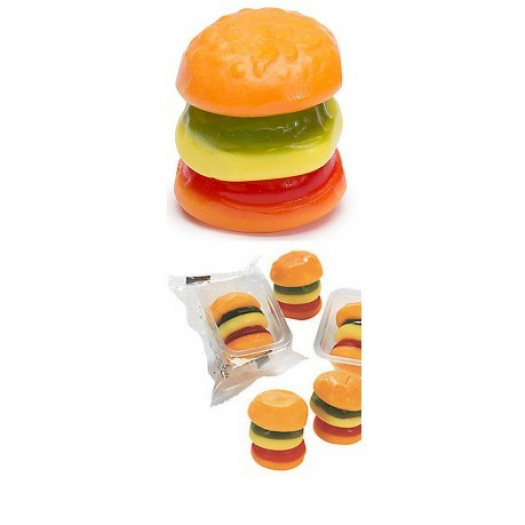 Mini Burger Gummy Gr. 9 - 80 Pz