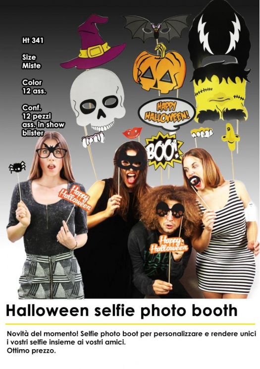Selfie Stick Halloween Set Da 12 Pz