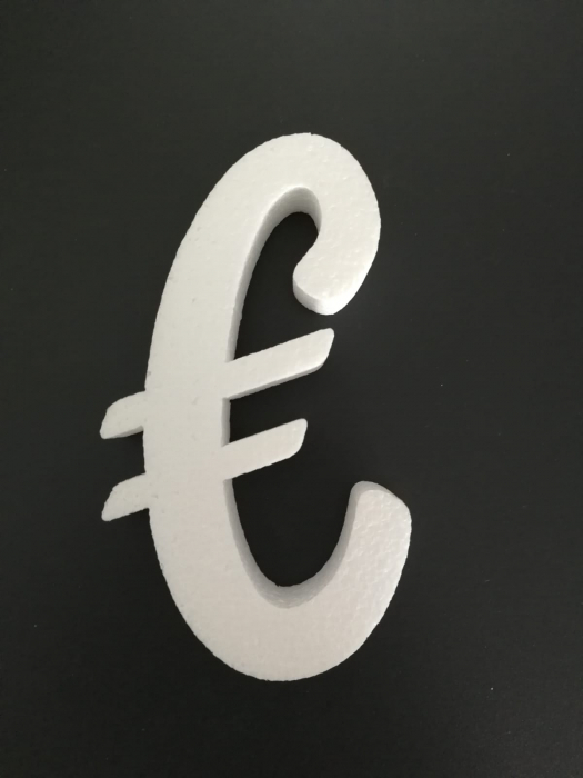 Polistirolo Simbolo Euro