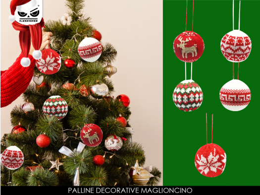 Palline Natale Decorative Maglioncino